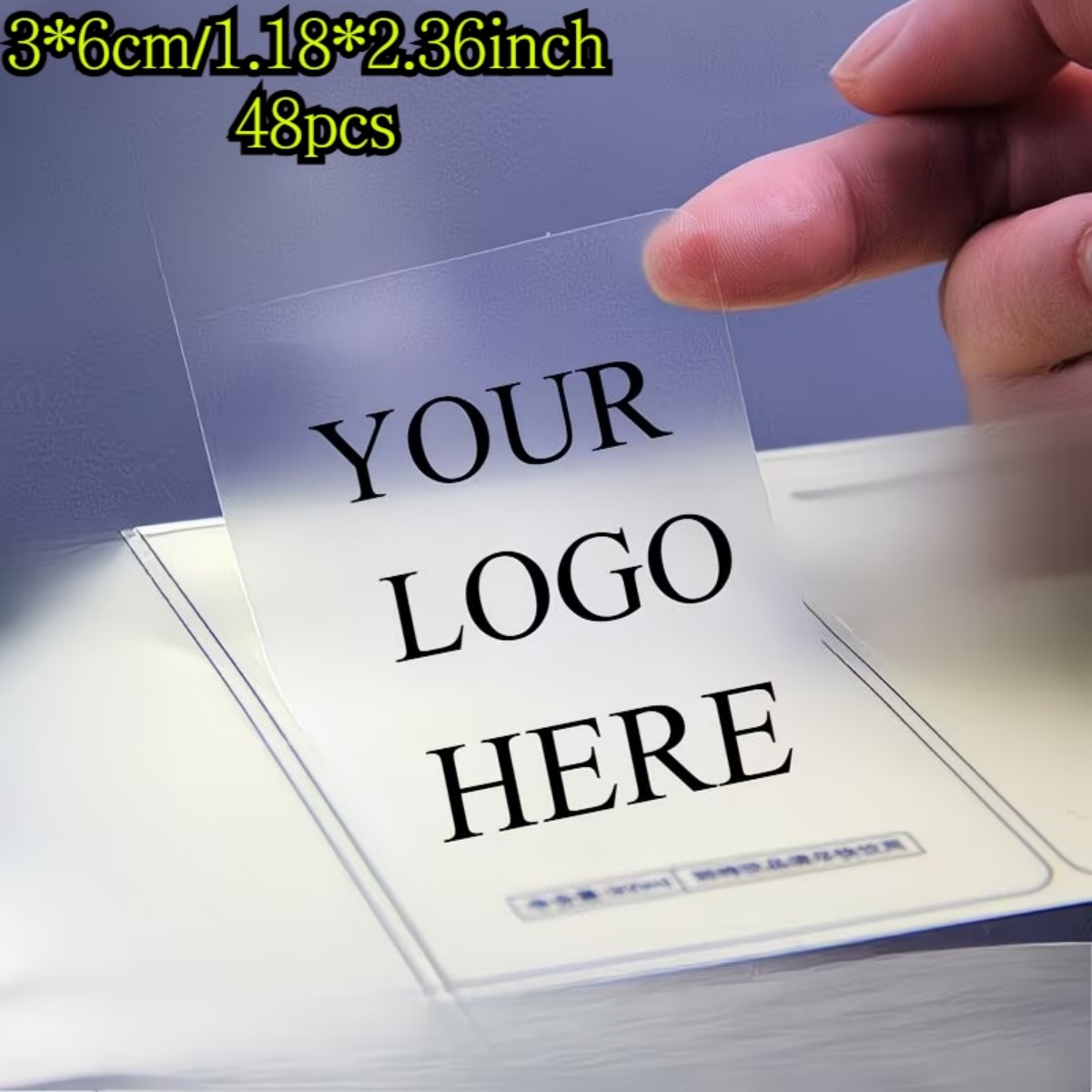 1 Custom Rectangular Text Stic - Packaging review and price