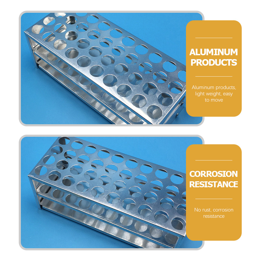 Aluminum Test Tube Rack 40-Hol - Lab Equipment review and price