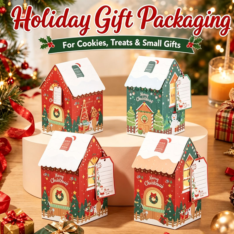1-40PCS Gingerbread House Gift - Packaging review and price